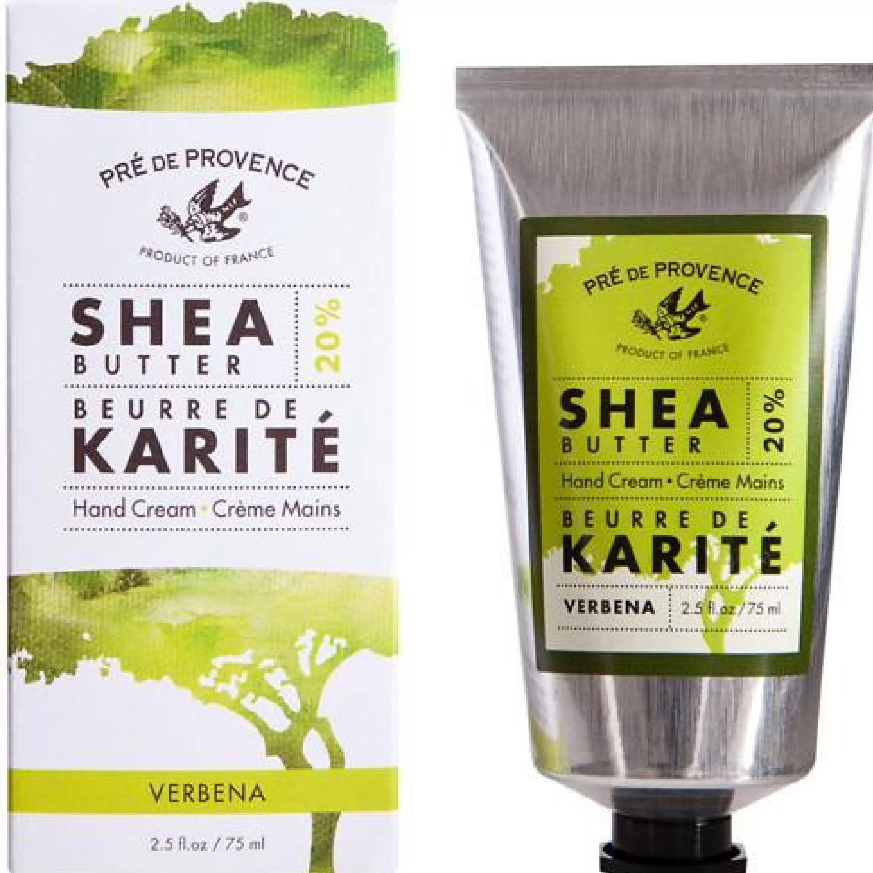 Pre de Provence Lotions>Verbena Shea Butter Hand Cream 75Ml