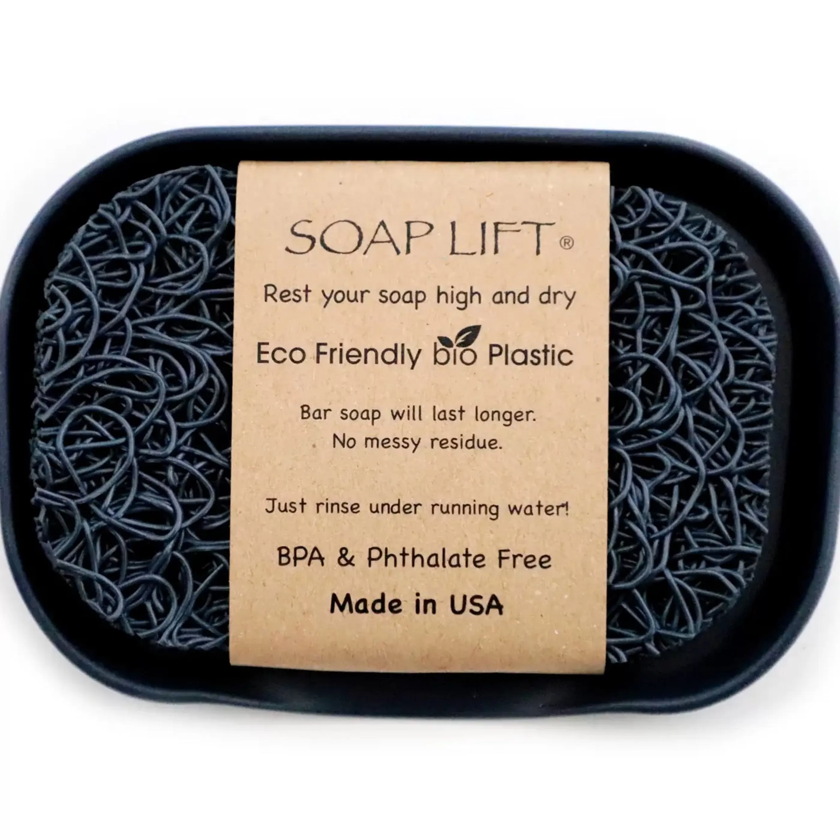 Soap Lift Bath & Shower>Waterfall Soap Dish With - Grey