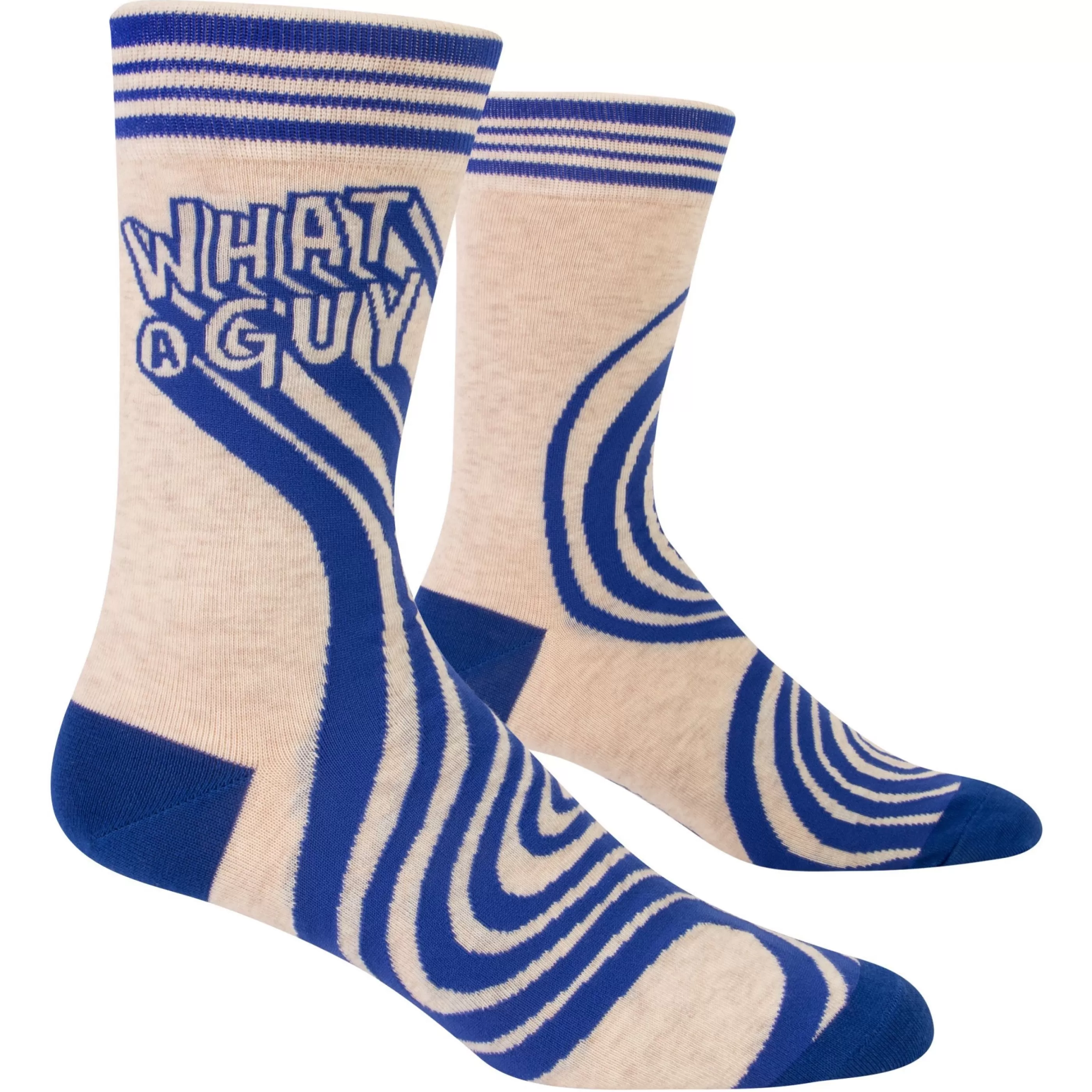 Blue Q Men's Socks>What A Guy Men's Crew Socks