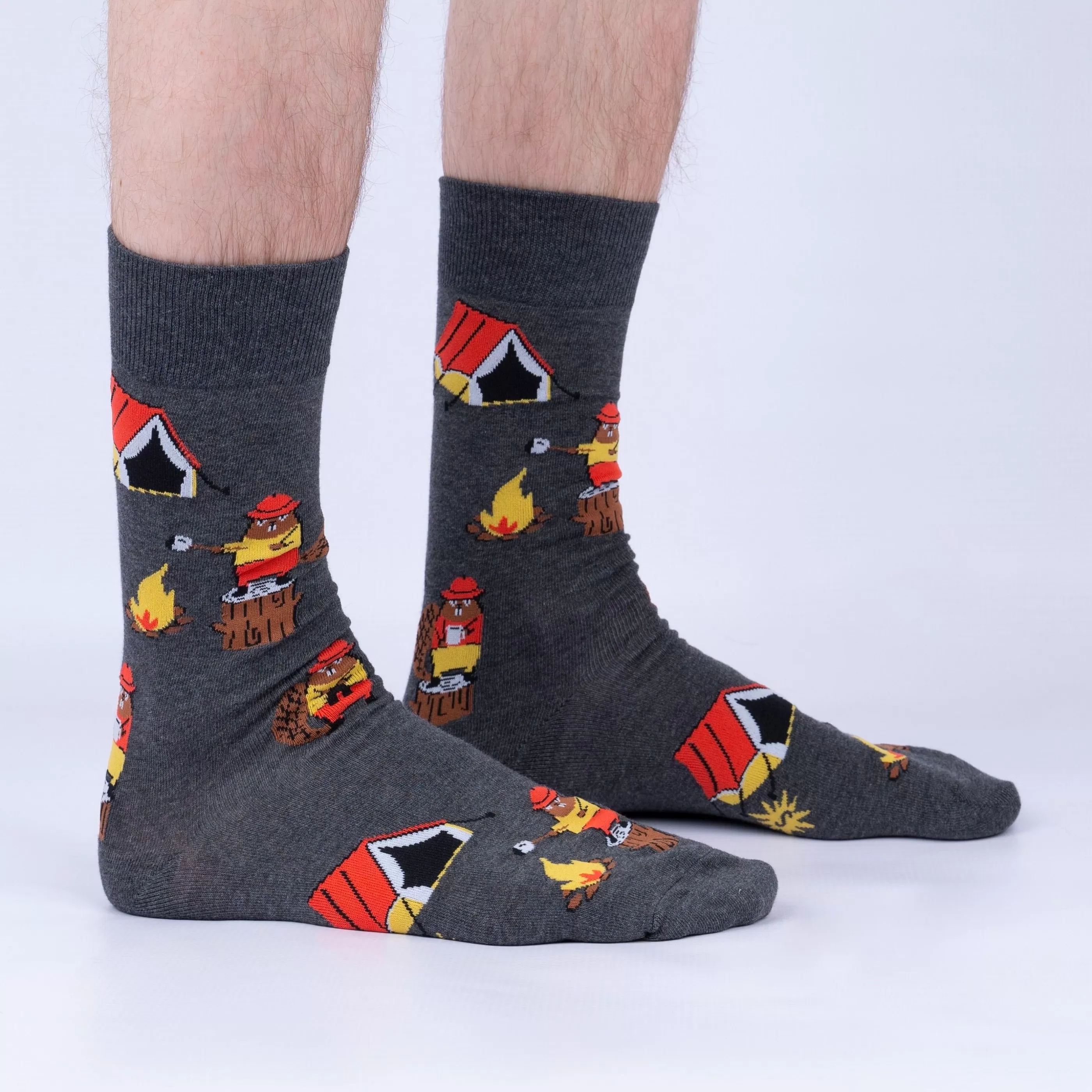 Sock It To Me Men's Socks>What Wood You Say? Men's Crew Socks