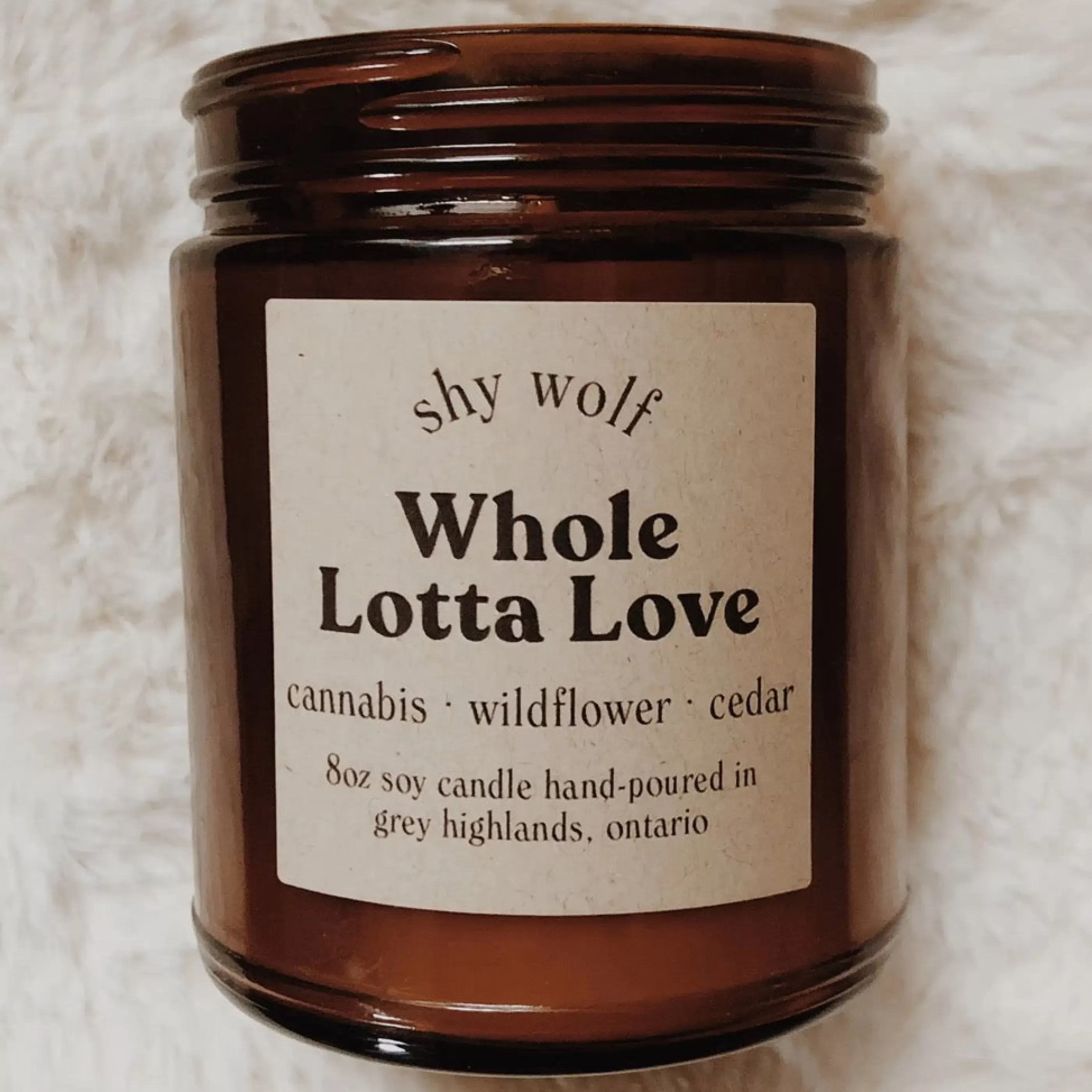 Shy Wolf Candles Candles & Home Fragrances>Whole Lotta Love Soy Wax Candle