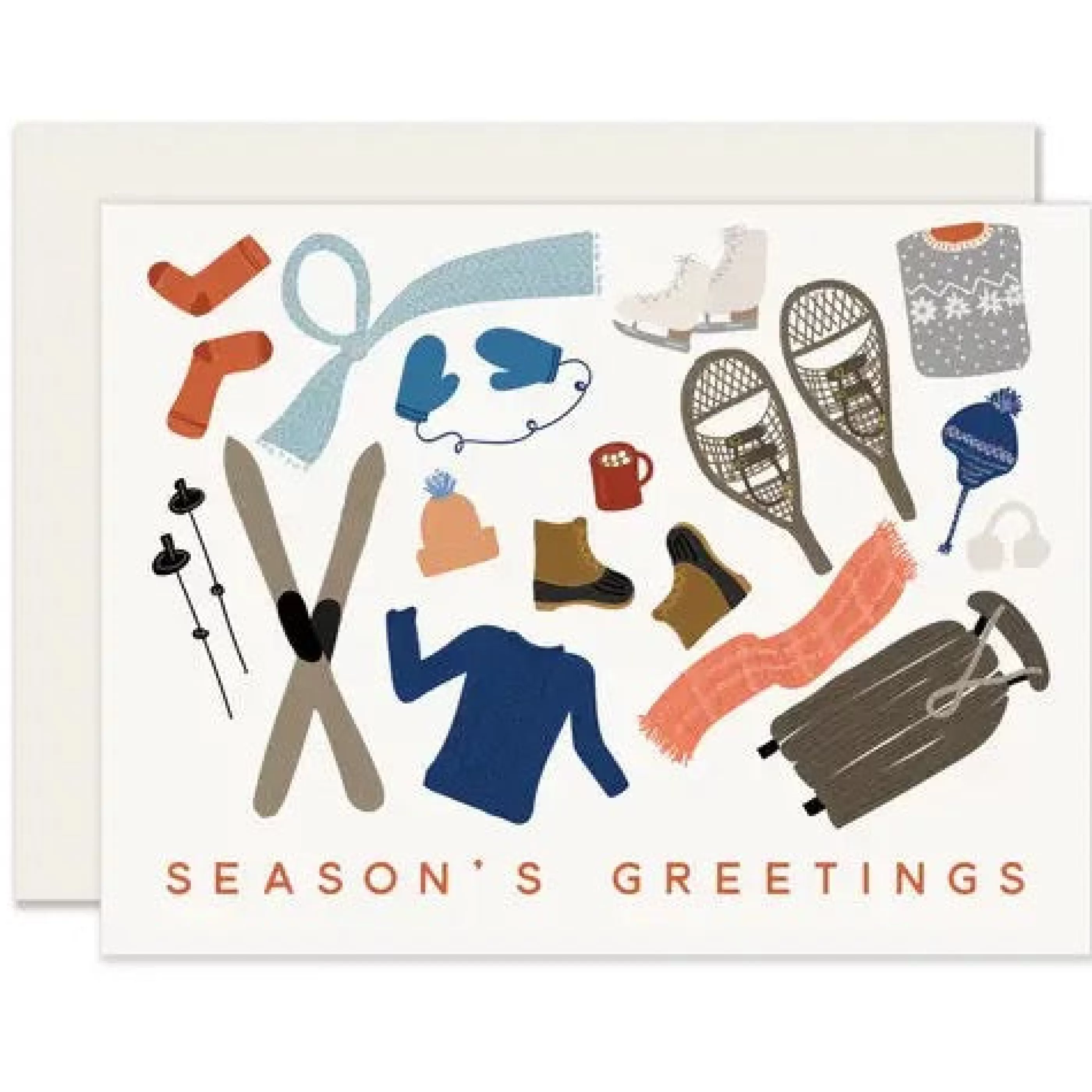 Slightly Stationery Winter Essentials Season's Greetings Card Best