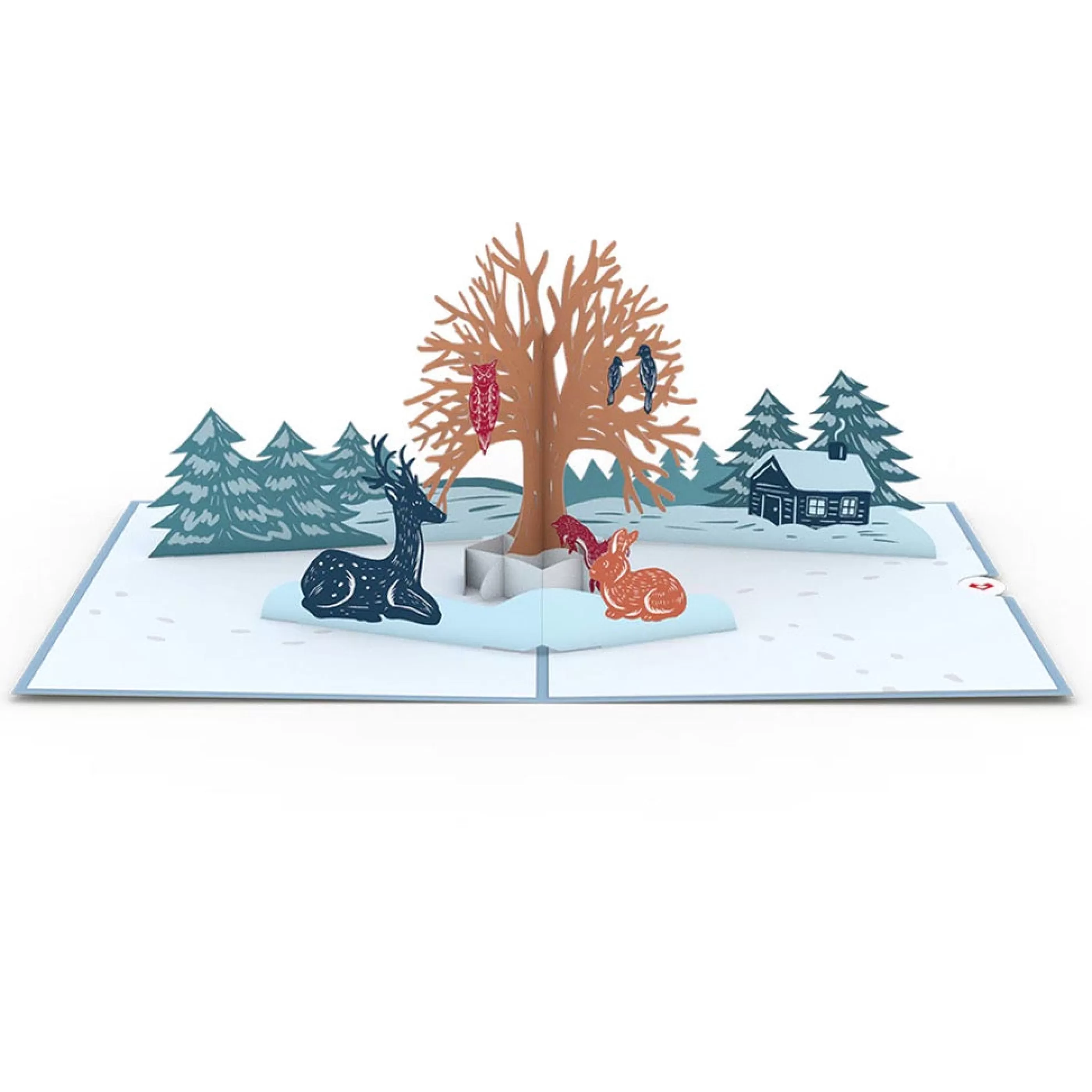 Lovepop Winter Woodland Animals 3D Pop-Up Card Flash Sale