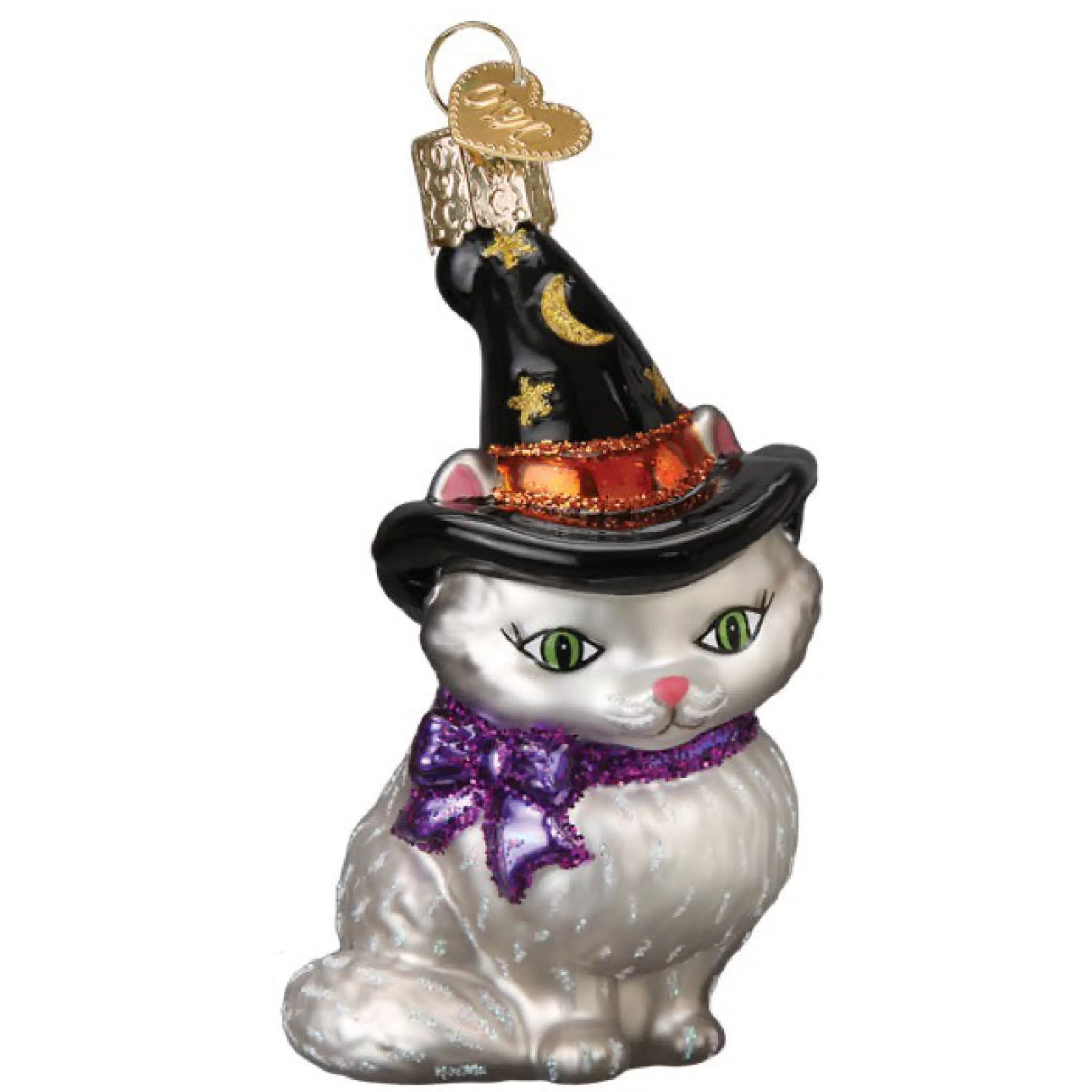 Old World Christmas Witch Kitten Ornament Store