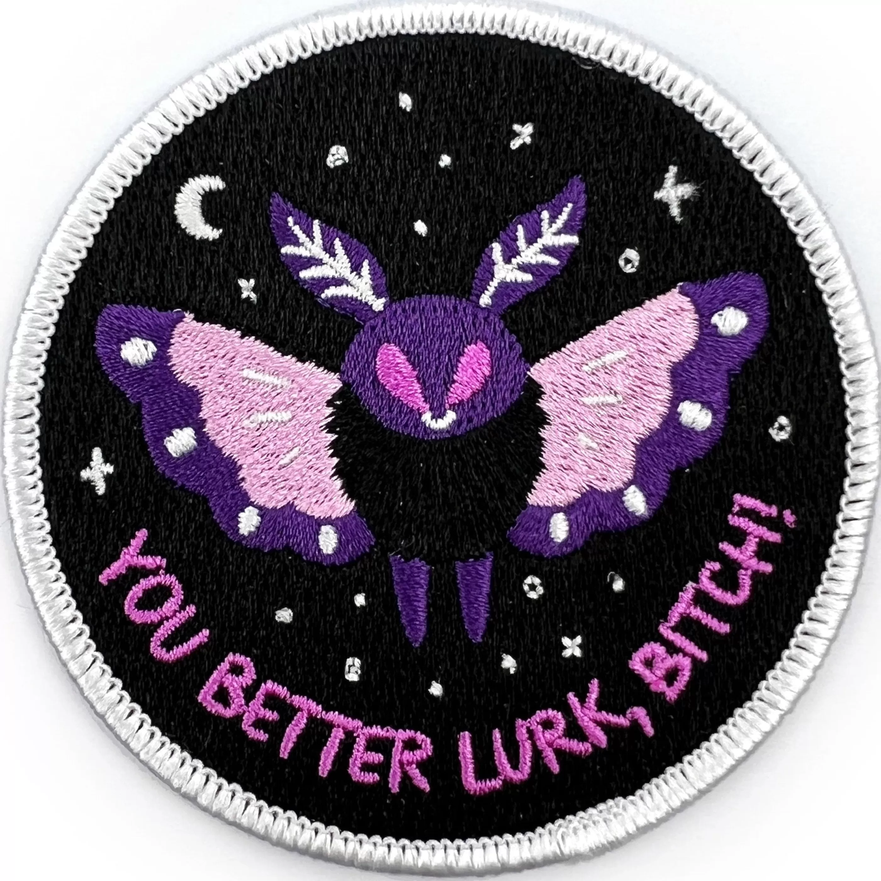 Band of Weirdos Pins, Patches & Keychains>You Better Lurk Mothman Patch