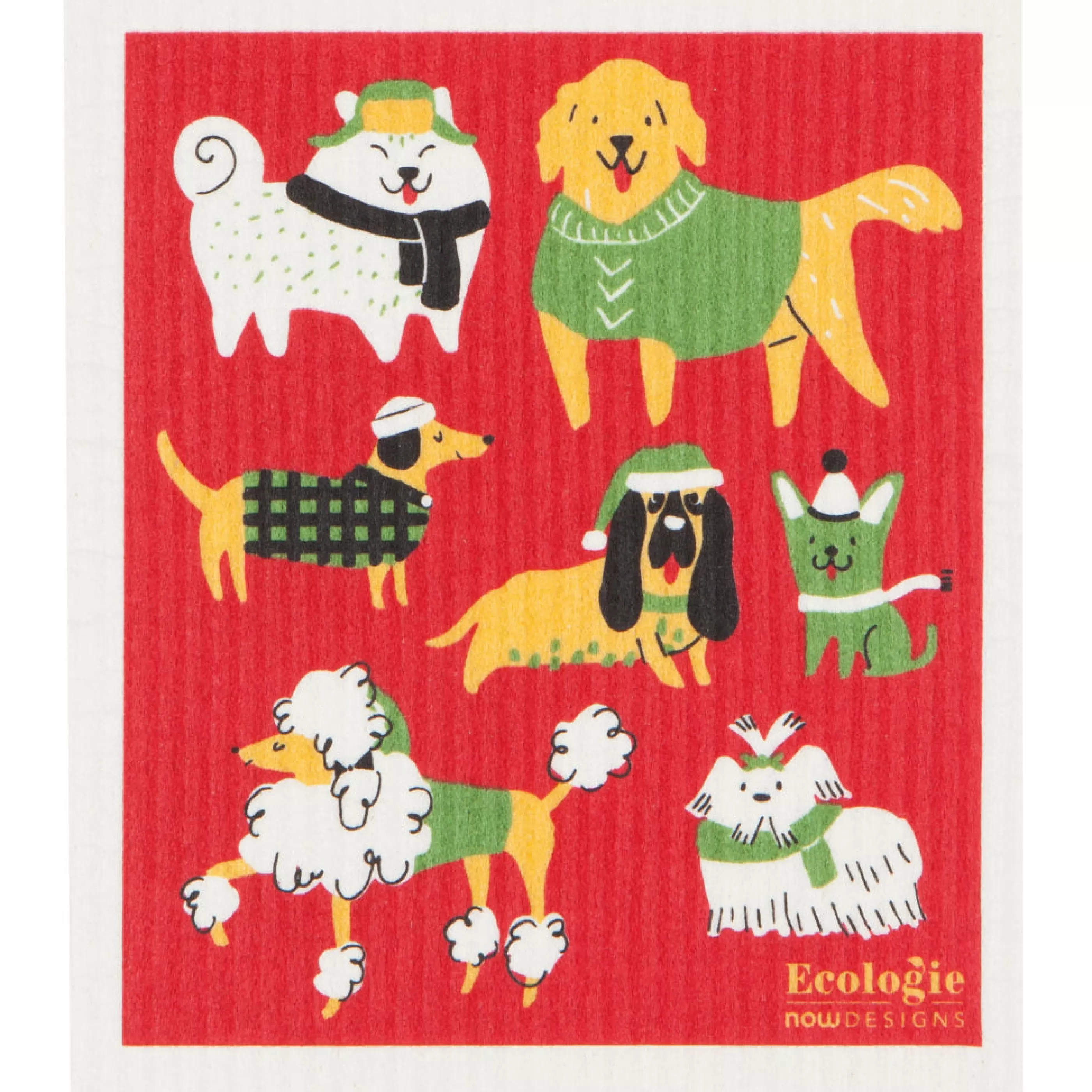 Danica Kitchen & Dining>Yule Dogs Swedish Dishcloth